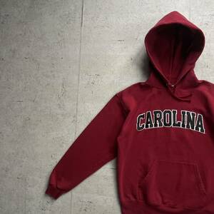 champion チャンピオン カレッジロゴ CAROLINA プルオーバー パーカー レッド M