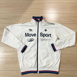 DESCENTE デサント MOVE SPORT ムーブスポーツ ジャージ トラックジャケット ジップアップ Oサイズ 白