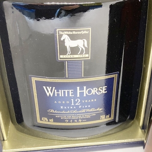 ◆◆【古酒】 WHITE HORSE ホワイトホース /8年/エクストラファイン/12年エクストラファイン スコッチ ウイスキー3本セット 未開栓 oi◆◆の画像4