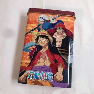 ハート ワンピース 缶ケース ルフィ トラファルガー・ロー ユースタス・キッド 三船長 ONE PIECE