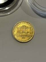 ウィーン金貨 1/10オンス 品位999,9%純金製 1996オーストリア_画像8
