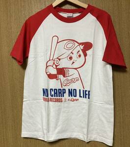 広島カープ×タワーレコード コラボ　Tシャツ サイズM カープ坊や　NO CARP NO LIFE