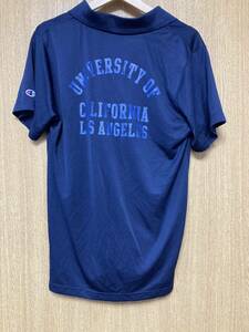 チャンピオン　UCLA ポロシャツ サイズL メンズ　バスケ　紺色　ネイビー　カルフォルニア　ロサンゼルス　champion