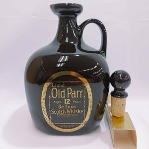 【未開栓】グランド オールドパー デラックス 12年 陶器ボトル ウイスキー Grand Old Parr De Luxe 750ml(1512g) 43％【送料別】IA0103