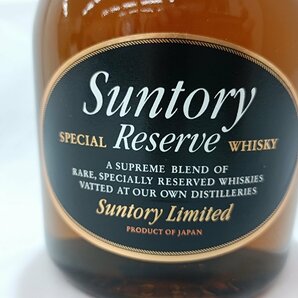 東京都限定配送【未開栓】サントリー スペシャルリザーブ ウイスキー グリーンボトル suntory RESERVE WHISKY 750ml 43％【送料別】IA0086の画像7