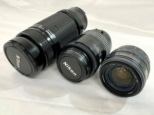 【中古品】(3点set)カメラレンズ Nikon ニコン/MINOLTA ミノルタ【送料別】TD0421