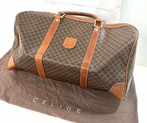 【中古品】セリーヌ　CELINE　ボストンバッグ　PVC　ブラウン【送料別】FB0376