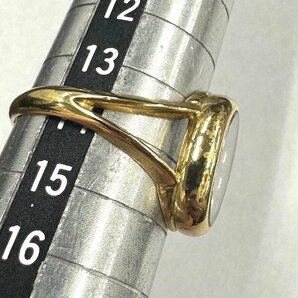 【中古品】ショパール CHOPARD 指輪 3Pムービングダイヤリング K18 750 イエローゴールド 14号【送料別】FJ0109の画像4