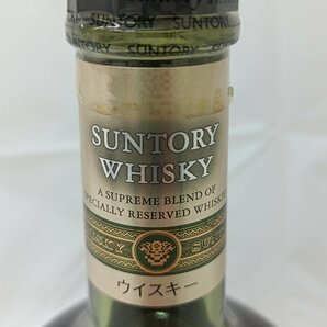 東京都限定配送【未開栓】サントリー スペシャルリザーブ ウイスキー グリーンボトル suntory RESERVE WHISKY 750ml 43％【送料別】IA0086の画像6