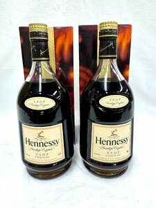 ★送料別★2本セット Hennessy ヘネシー VSOP Privilege Cognac プリヴィレッジ 1000ml 40％ 古酒 (未開封）EA2189