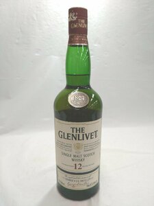 （未開栓）グレンリベット 12年 シングルモルトスコッチウイスキー THE GLENLIVET SCOTCH WHISKY 750ml 40%【送料別途】 KA1059