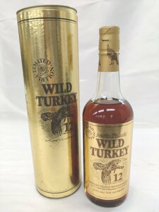 （未開栓）ワイルドターキー 12年 リミテッドエディション バーボンウイスキー WILD TURKEY 750ml 50.5%【送料別途】 KA1097