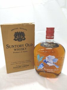 ★東京都配送限定★（未開栓）サントリー オールドウイスキー バードボトル 日本の鳥 SUNTORY OLD WHISKY 700ml 43% 【送料別途】 KA1058