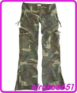 新品★915アバクロ パンツ カーゴパンツ★ Camp Shelby Camo Fligh KIDS 16★abercrombie&Fitch★