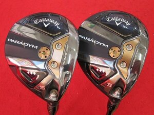 ★キャロウェイ　PARADYM ◆◆◆　3W(15) & 5W(18)　The ATTAS V2 5/S　【中古/リシャフト/2本セット】