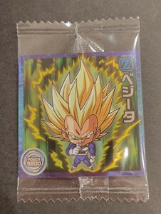 【送料63円〜】超9-22　ドラゴンボール　超戦士　ウエハース　シール　ベジータ