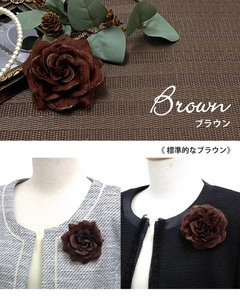  new * brilliancy corsage go in . type go in . type lame Brown 5r-11 circle .. flower formal lady's graduation ceremony wedding stylish 