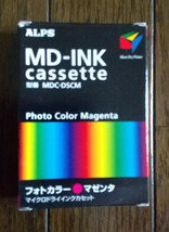 ALPS製 昇華印刷用マゲンタ インクリボン カセット 型番 MDC-DSCM 対象プリンター MD-2300/MD-1300/MD-5000P/MD-5500P_画像1