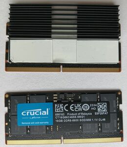 crucial DDR5 SODIMM 16GB×2 32GB 5600MHz CT16G56C46S5.M8G1 