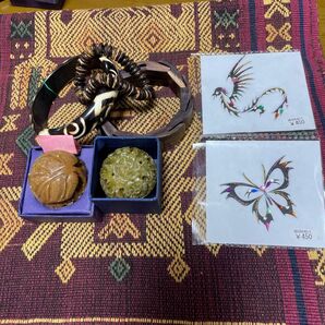 インド・匂い玉・ブレスレット他8点セット