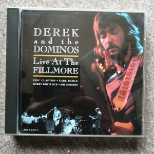 CD　デレク・アンド・ザ・ドミノス　ライヴ・アット・ザ・フィルモア　/　Derek and The Dominos 　/　Live At The Fillmore 　/2枚組美品