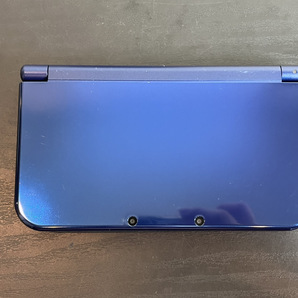 12620-05★任天堂/ニンテンドー new Nintendo3DS LL 本体 RED-001 メタリックブルー ゲームソフト モンスターハンター4G★の画像2