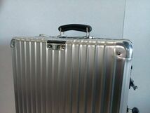 12885-04★ジャンク★リモワ/RIMOWA スーツケース キャリーケース 約H68×W43×D28cm シルバー★_画像7