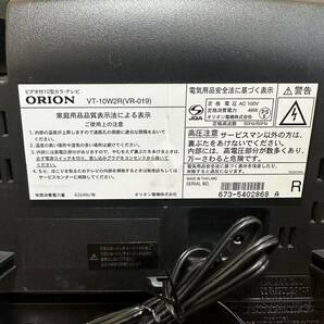 ORION 動作確認済みビデオ付 10型 カラーテレビ ブラウン管テレビ VT-10W2(VR-019) 2005年製の画像9