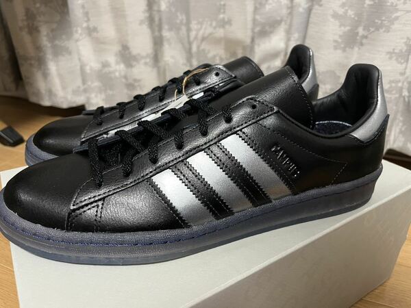 新品 adidas campus 80s US10 28.0cm アディダス キャンパス Black Silver GY4600 レザー