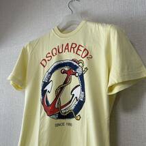 ★イタリア製★ dsquared2 tシャツ 黄色　Mサイズ_画像1