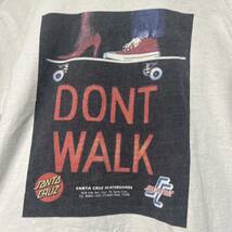 Santa cruz サンタクルーズ　tシャツ dont walk_画像4