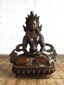 A523　仏教美術　銅器　田羅菩薩　