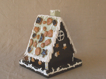 レア珍品 お菓子の家模型17ｃｍ 食品サンプル ホイップケーキ クッキー 食品模型 店舗用品_画像9
