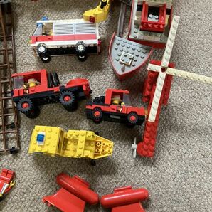 南海の勇者 消防車 船 汽車 線路 LEGO レゴ まとめ ジャンク 蒸気機関車 森の見張り小屋 の画像3