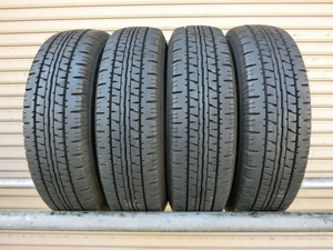 ★ 165R13 6PR ★ 4本セット!! ★ DUNLOP ★ ENASAVE VAN01　約8.5分山　2021年製　ADバン　プロボックス　商用車