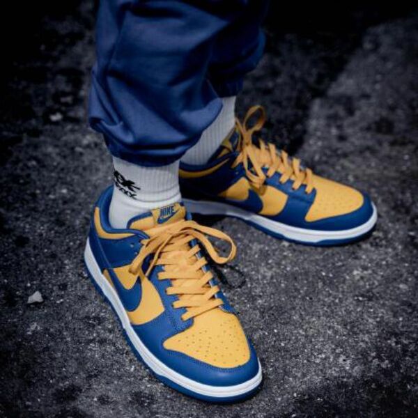 期間限定割引！Nike Dunk Low Blue University Gold UCLA