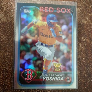【Rainbow Foil】MLB 2024 Topps〈吉田正尚 MASATAKA YOSHIDA〉series1 ボストン・レッドソックス
