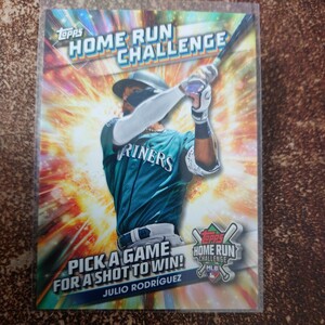 【インサート】MLB 2024 Topps〈JULIO RODRIGUEZ〉series1 HOME RUN CHALLENGE シアトル・マリナーズ ①