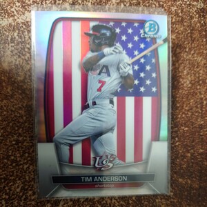 【499枚限定】MLB 2023 Bowman〈TIM ANDERSON〉WORLD BASEBALL CLASSIC WBC Topps