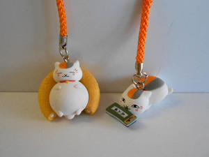 #Iwt26CG Natsume's Book of Friends nyanko. сырой .. netsuke ремешок 2 все 2 вид кальмар :*TAKARATOMYARTS*200 иен =012893_b