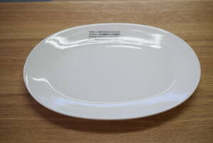 アクタス　皿　プレート　ホワイト　楕円