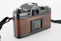 希少 MINOLTA ミノルタ XD トカゲ革 リザード ボディ MD W ROKKOR 35mm F2.8 レンズ ワインダー 一眼レフ カメラ 動作品 RK-872S/205_画像7