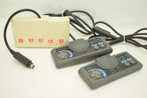 PCE PCエンジン PI-PD6 コントローラ マルチタップ PI-PD003 3点 まとめ セット NEC PC Engine 当時物 ゲーム RK-700SN/118