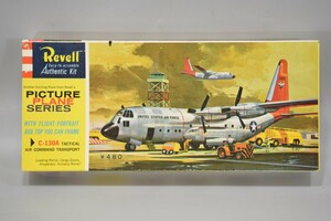 希少 未組立 Revell レベル マルサン 1/144 C-130A TACTICAL AIR COMMAND ロッキード ハーキュリーズ プラモデル 軍用機 RK-320SE/118