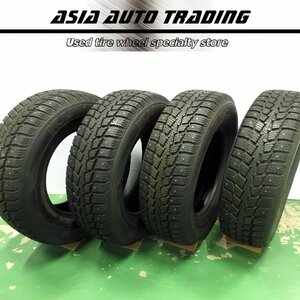 超バリ溝 クムホ POWER GRIP KC11 215/70R15 109/107 2018年製造 カップピン スパイクタイヤ 4本セット グランド ハイエース レジアス