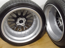 ほぼ未使用 BBS LM 7.5J+40 PCD100-4穴 ブリヂストン ポテンザ RE004 195/45R17 2022年製造 ND ロードスター アクア ヴィッツ GRスポーツ_画像9