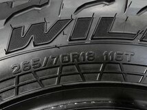 新品 未使用 ファルケン WILDPEAK AT3W 265/70R18 116T 33x10.50R18 逆輸入4本セット プラド ハイラックス FJクルーザー ラングラー 等_画像7