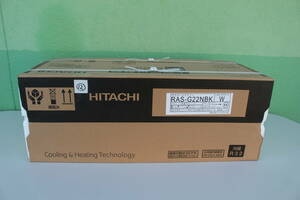 12 日立 HITACHI エアコン 白くまくん GBKシリーズ スターホワイト RAS-G22NBK-W [おもに6畳用 /100V] 2023年製 未使用に近い 動作未確認品