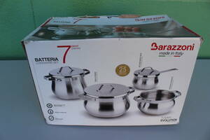 BARAZONI バラゾーニ BATTERIA 7 PIECE COOKWARE SET 未使用　箱痛み品