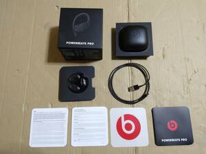 ジャンク品【動作不良】Beats by Dr.Dre フルワイヤレスイヤホン Powerbeats Pro ブラック MV6Y2PA/A [ワイヤレス(左右分離) /Bluetooth]